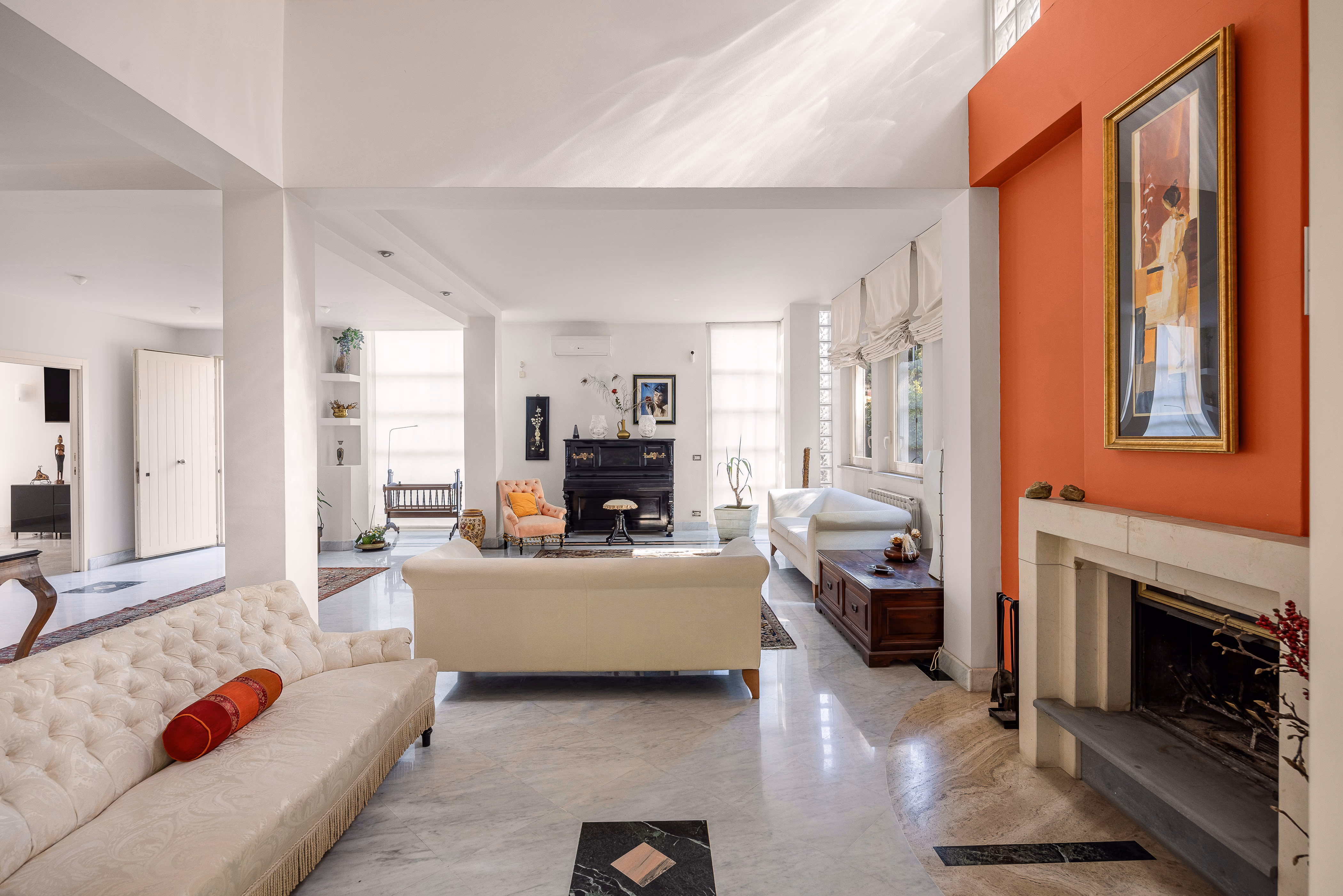 Villa Rosaria in afternoon light