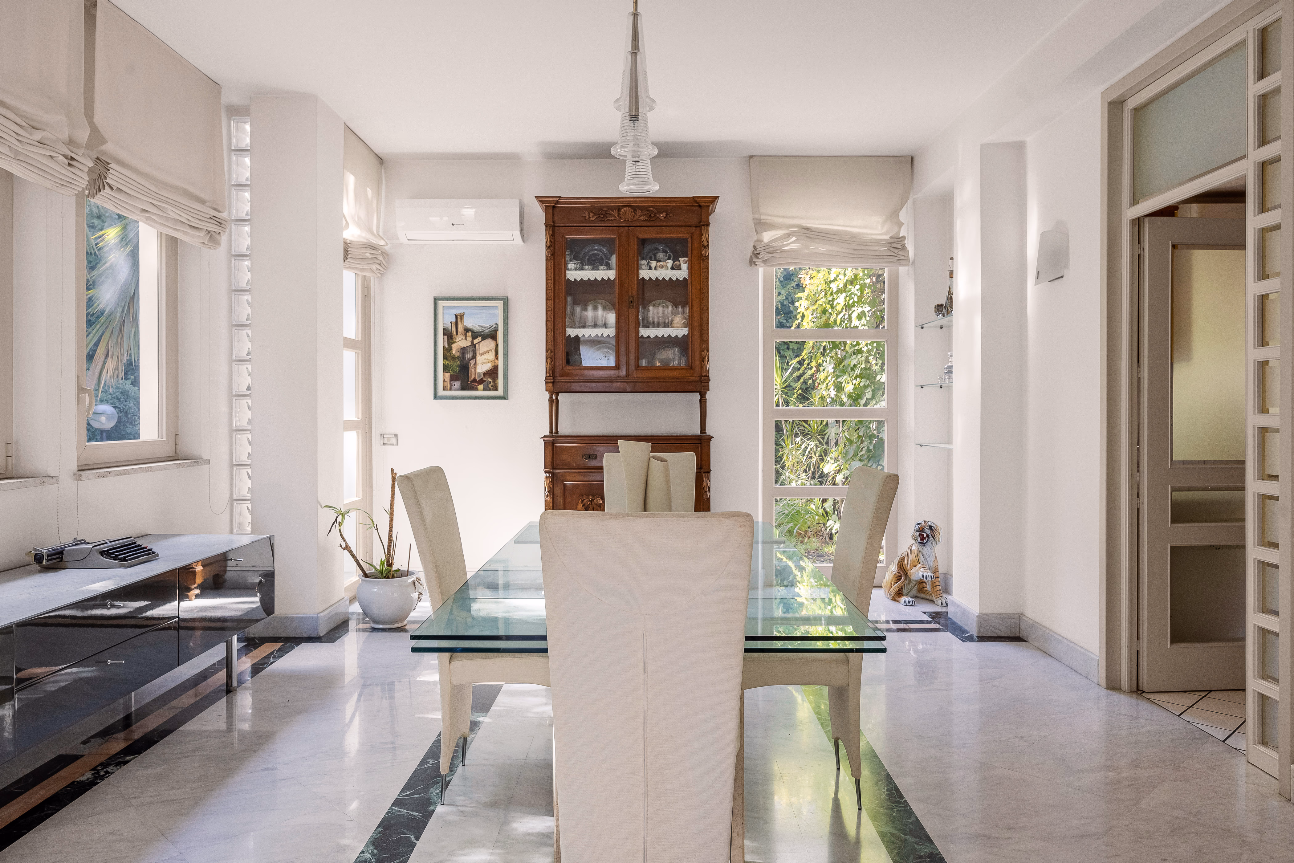 Dettaglio architettonico di Villa Rosaria